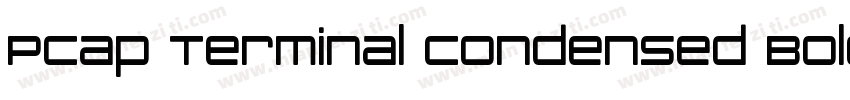 PCap Terminal Condensed Bold字体转换